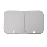 Toughgrade Double RV Sink Cover 14"W X 23 7/8" L X 1/2"H | White | RV / Camper Sink Cover | Polyboard
