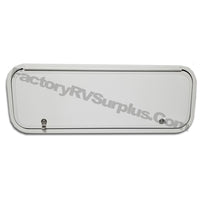 36"Wide X 12"High | Round RV Baggage Door | FactoryRvSurplus.com