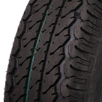 Gran Stellar Tire - ST225/75R15 | SPOKE/WHITE | 6x5.5 | Trailer Tire Mounted | RV Tire | Camper Tire