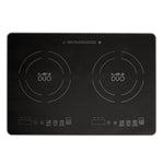ToughGrade Mini Duo RV Portable Counter/Inset Double Burner Induction Cooktop, 120V, Black, 1800 Watts | RV Cooktop | Camper Cooktop…