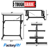 ToughGrade "Snap 2" Folding Table Mechanism Legs/Bed Base | RV Table Base | Folding Table Base